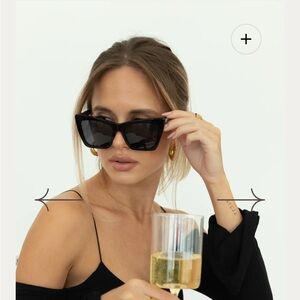 Eleventh Hour Cat Eye “Hangover” Do Not Disturb Sunglasses